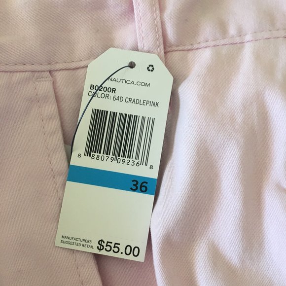 NWT - Men's Pink Nautica Shorts - Picture 4 of 9